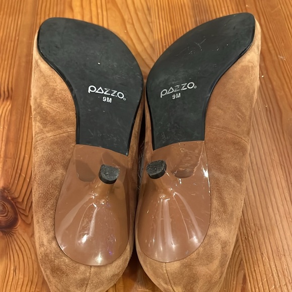 Vintage Pazzo suede kitten heel shoes 9M - Picture 9 of 12